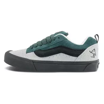 VANS Кроссовки Knu Skool Anti-Slip Wear-Resistant Low-Top Skateboard Shoes Gray Green