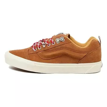 VANS Кроссовки Knu Skool Anti-Slip Wear-Resistant Low-Top Skateboard Shoes Brown