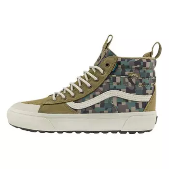 VANS Кроссовки MTE Sk8-Hi Anti-Slip Wear-Resistant High-Top Hiking Shoes Green Brown