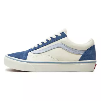 VANS Кроссовки Old Skool Anti-Slip Wear-Resistant Low-Top Skateboard Shoes Blue