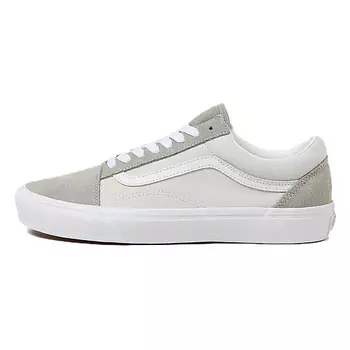 VANS Кроссовки Old Skool Anti-Slip Wear-Resistant Low-Top Skateboard Shoes Gray White