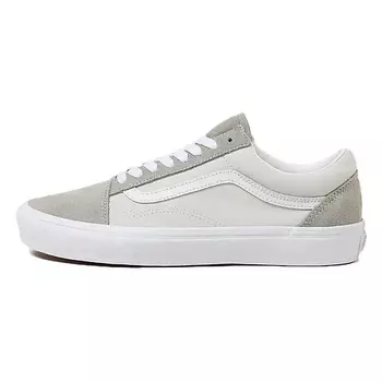 VANS Кроссовки Old Skool Anti-Slip Wear-Resistant Low-Top Skateboard Shoes Gray White