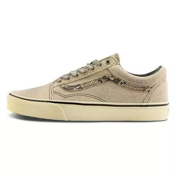 VANS Кроссовки Old Skool Anti-Slip Wear-Resistant Low-Top Skateboard Shoes Light Brown