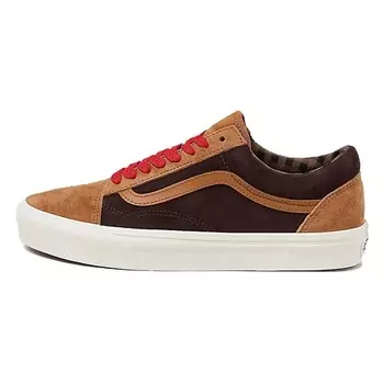 VANS Кроссовки Old Skool Collection Anti Slip Wear Resistant Low Top Tan
