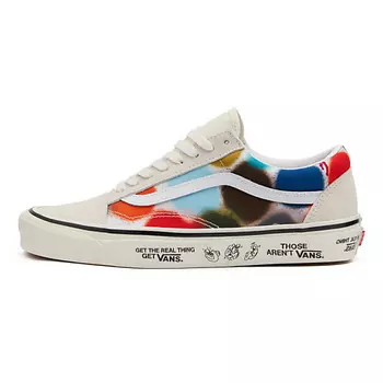 VANS Кроссовки Old Skool Sneakers White/Red/Blue