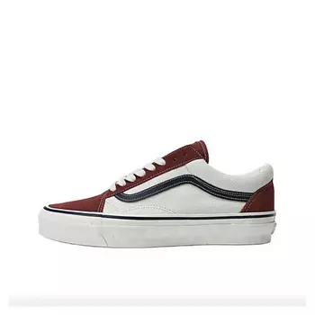 VANS Кроссовки Old Skool Wear-Resistant Low-Top Skateboard Shoes Men's Burgundy