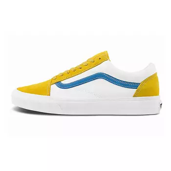 VANS Кроссовки Old Skool White/Yellow/Blue