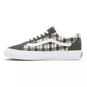 VANS Кроссовки Old Skool 'WhiteGreen Plaid'