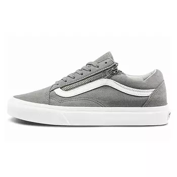 VANS Кроссовки Old Skool Zip Low Top Sneakers Grey 'Gray White'