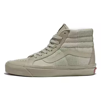 VANS Кроссовки Sk8 Hi Anti Slip Wear Resistant High Top Skateboard Shoes Beige