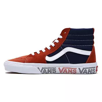 VANS Кроссовки Sk8 hi Orange Blue Splicing 'Black Brown'