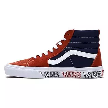 VANS Кроссовки Sk8 hi Orange Blue Splicing 'Black Brown'