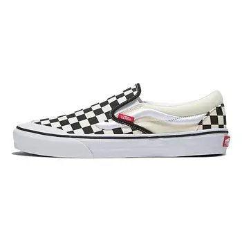 VANS Кроссовки Slip-On Classic 138 'Sidestripe - Black Checkerboard