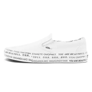 VANS Кроссовки X We Are Beautiful Classic Slip On 'White Black'