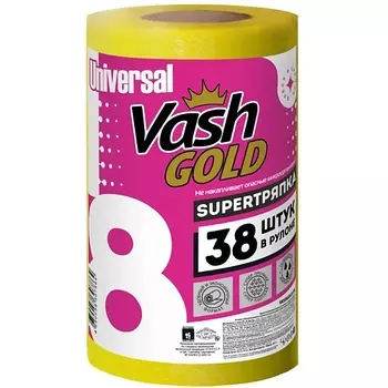 VASH GOLD Тряпки для уборки многоразовые универсальные 38