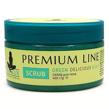 VEALUX Скраб для тела двухкомпонентный масло + соль Green Delicious 400.0