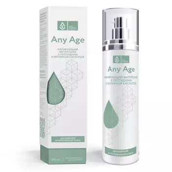 VEC Матирующий фитотоник с пептидами и янтарной кислотой для жирной и проблемной кожи 100.0