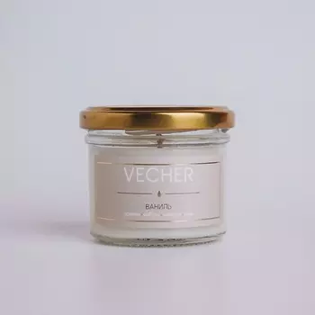VECHER Ароматическая свеча "Ваниль"