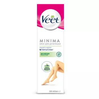 VEET Крем для депиляции для сухой кожи MINIMA