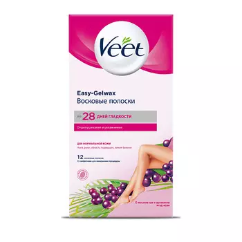 VEET Восковые полоски для нормальной кожи