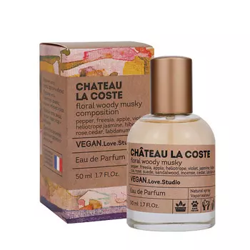 VEGAN.LOVE.STUDIO Парфюмерная вода женская Chateau La Coste цветочный древесный яблоко перец кедр 50.0