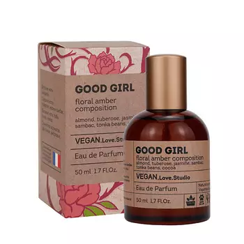 VEGAN.LOVE.STUDIO Парфюмерная вода женская Good Girl миндаль кофе жасмин бобы тонка 50.0