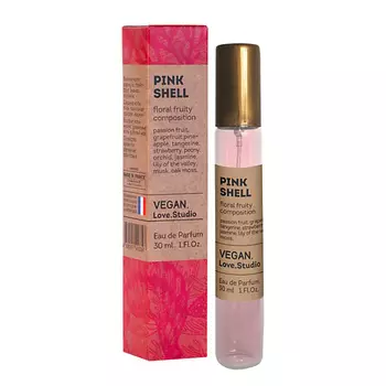 VEGAN.LOVE.STUDIO Парфюмерная вода женская Pink Shell клубника маракуйя ананас пион дерево 30.0