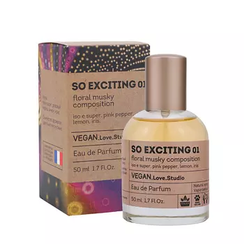 VEGAN.LOVE.STUDIO Парфюмерная вода женская So Exciting 01 лайм розовый перец цветы ириса 50.0