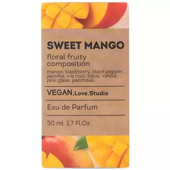 VEGAN.LOVE.STUDIO Парфюмерная вода женская Sweet Mango 50.0