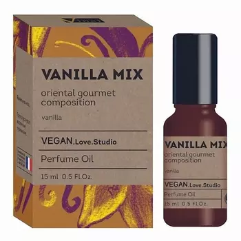VEGAN.LOVE.STUDIO Парфюмерное масло для тела Vanilla Mix ваниль 15.0