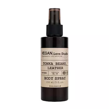 VEGAN.LOVE.STUDIO Парфюмированный спрей мист для тела бобы тонка и кожа 150.0