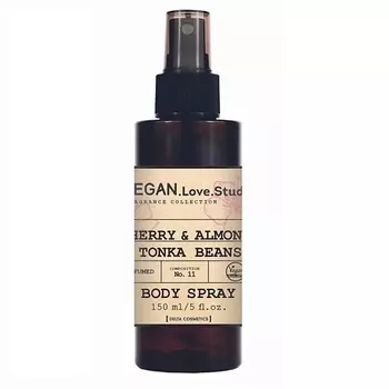 VEGAN.LOVE.STUDIO Спрей для тела Cherry, Almond, Tonka Beans вишня, миндаль, бобы тонка 150.0