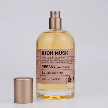 VEGAN.LOVE.STUDIO Туалетная вода женская Rich Musk маракуйя груша малина ландыш сандал 100.0