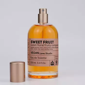 VEGAN.LOVE.STUDIO Туалетная вода женская Sweet Fruit личи пирожное айва белый шоколад 100.0
