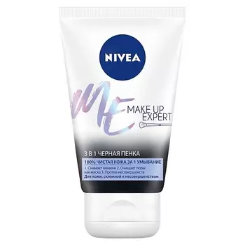 NIVEA Пенка черная для лица очищающая для проблемной кожи