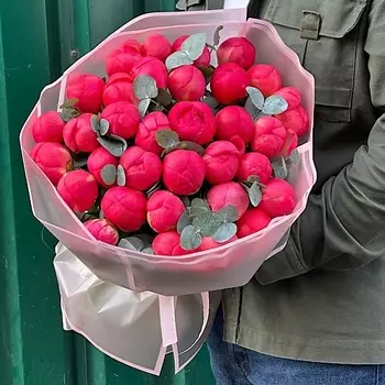 VELORI FLOWERS Букет коралловых пионов