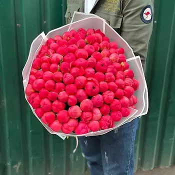 VELORI FLOWERS Букет коралловых пионов