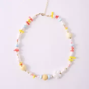 VELTOM Бусы CHOKH с ромашкой
