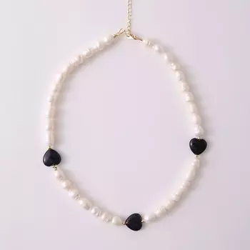 VELTOM Бусы из жемчуга с авантюрином