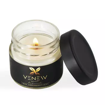 VENEW Свеча ароматическая с деревянным фитилем Восточный танец 100.0