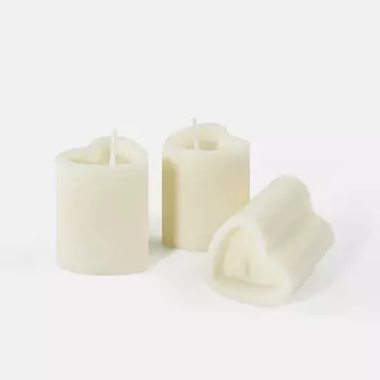 VENEW Свеча сердце интерьерная декоративная, набор 1.0