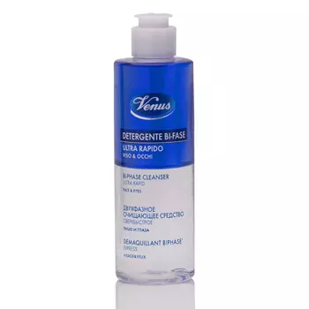VENUS Двухфазное средство для снятия макияжа с глаз и лица для всех типов кожи