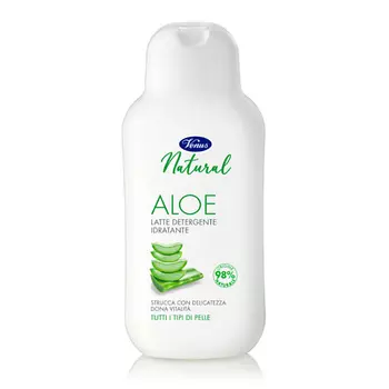 VENUS Молочко для лица очищающее с алоэ вера Natural