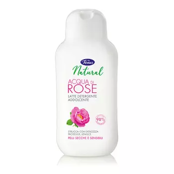 VENUS Молочко для лица очищающее с экстрактом розы Natural