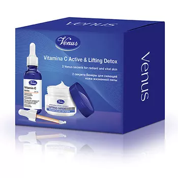 VENUS Набор VENUS LAB Lifting Detox + Vitamina C Active
