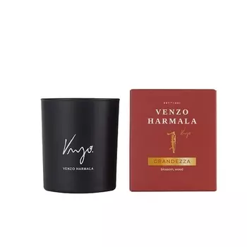 VENZO HARMALA Ароматическая свеча цветы, дерево 200.0