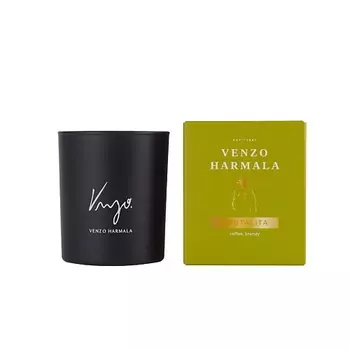 VENZO HARMALA Ароматическая свеча кофе, бренди 200.0