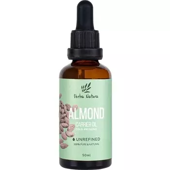 VERBA NATURA 100% Натуральное масло ядер косточки миндаля нерафинированное 50.0