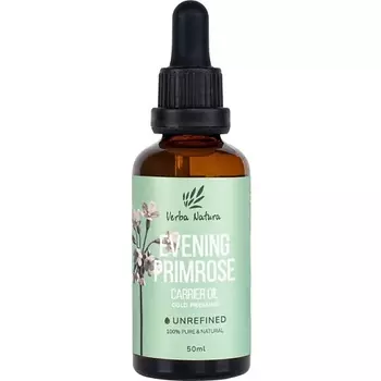 VERBA NATURA 100% Натуральное масло семян примулы вечерней нерафинированное 50.0