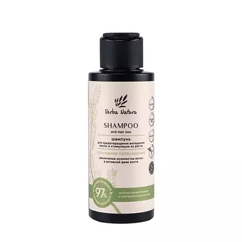 VERBA NATURA Шампунь против выпадения волос и стимуляции их роста Природное пробуждение 100